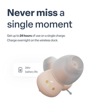 Audien Atom ONE – Adult Sound Amplification Earbuds